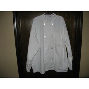 Uncommon Threads White Long Sleeve Chefs Coat Jacket Size 2XL NWOT